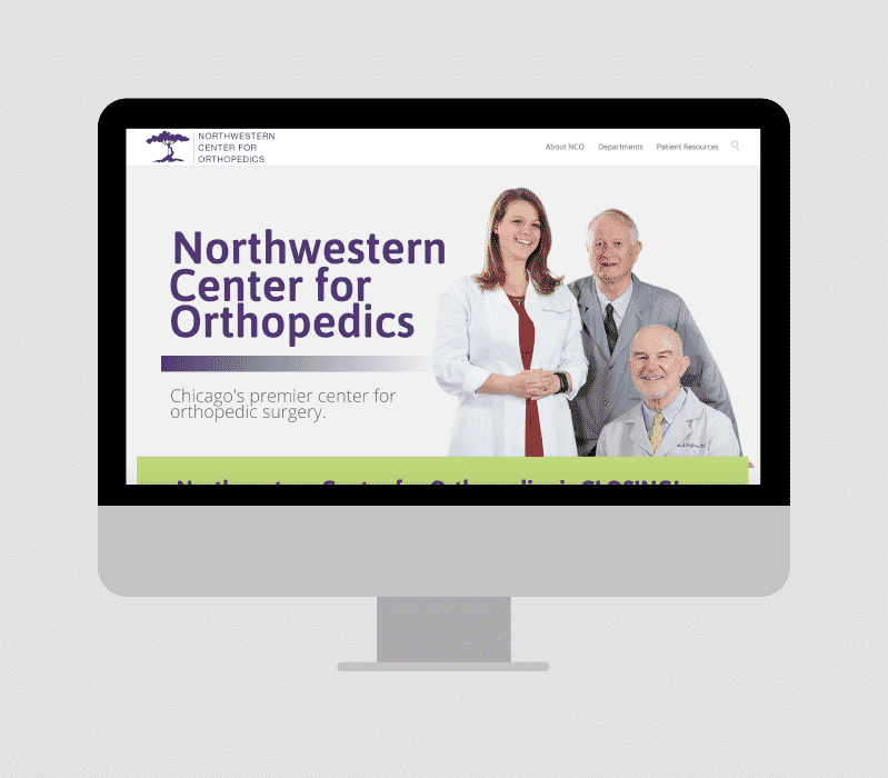 Northwest Center for Orthopedics Website