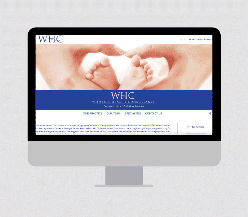 Womens Health Consultants Website