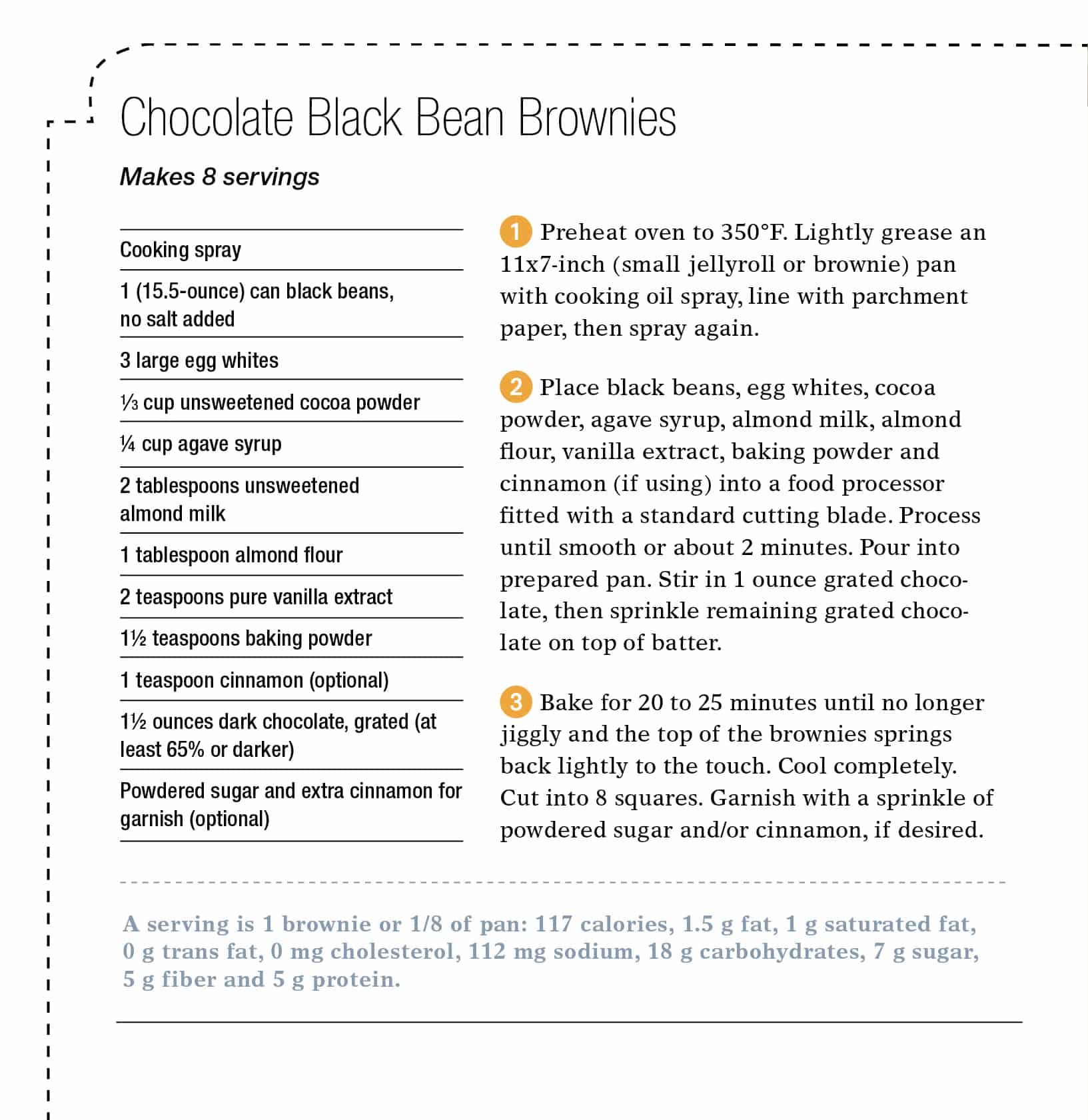 Chocolate Black Bean Brownies