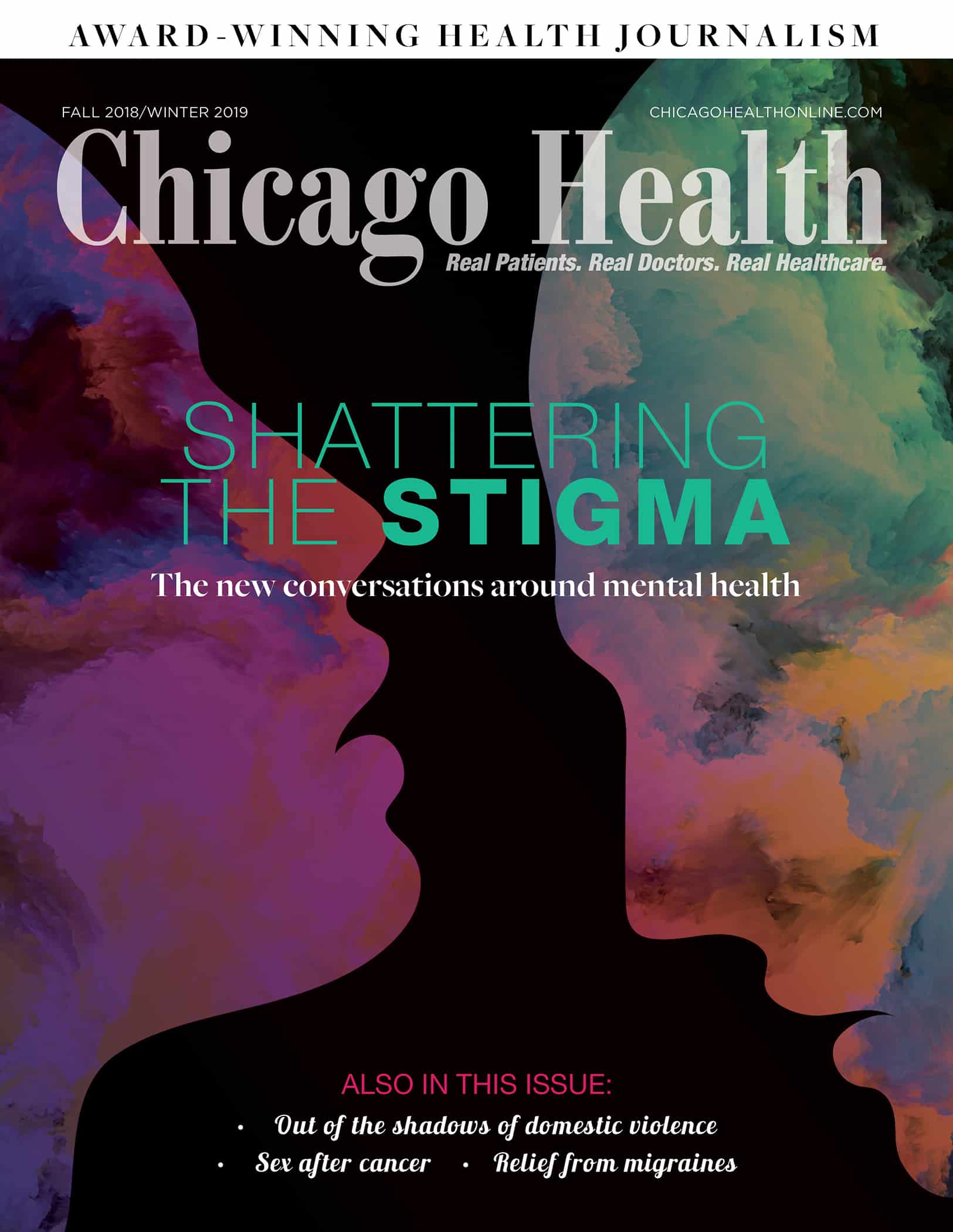 Chicago Health magazine cover Fall 2018 Winter 2019