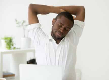 Simple Stretches Can Relieve Office Discomfort