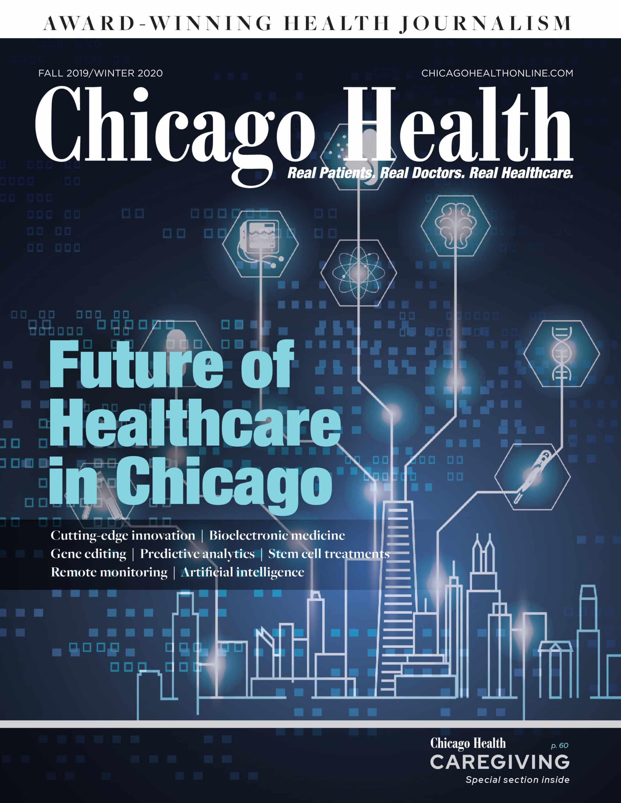 Chicago Health magazine Fall 2019/Winter 2020 cover