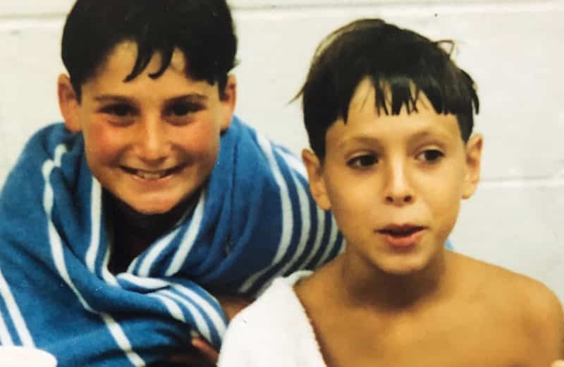 Brad Rosner and Steven Himmel, Age 11. Cancer support topic.