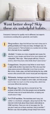 sleep tips sidebar