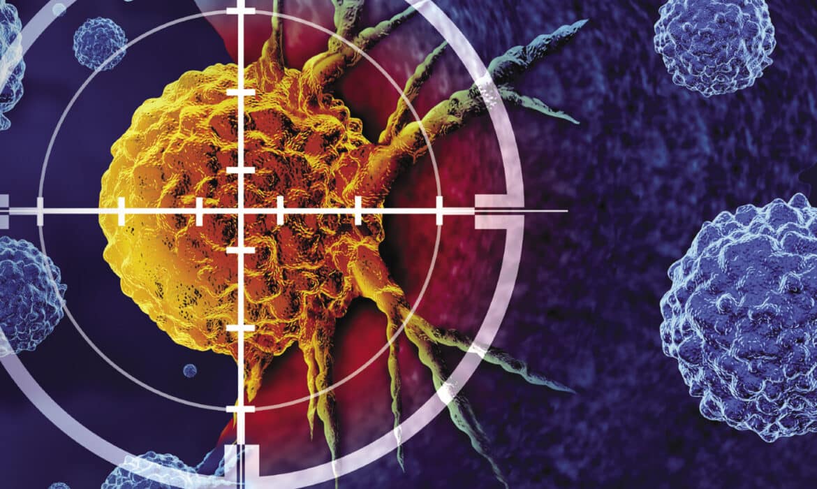 Targeting a cancer cell representing new treatments in chemotherapy