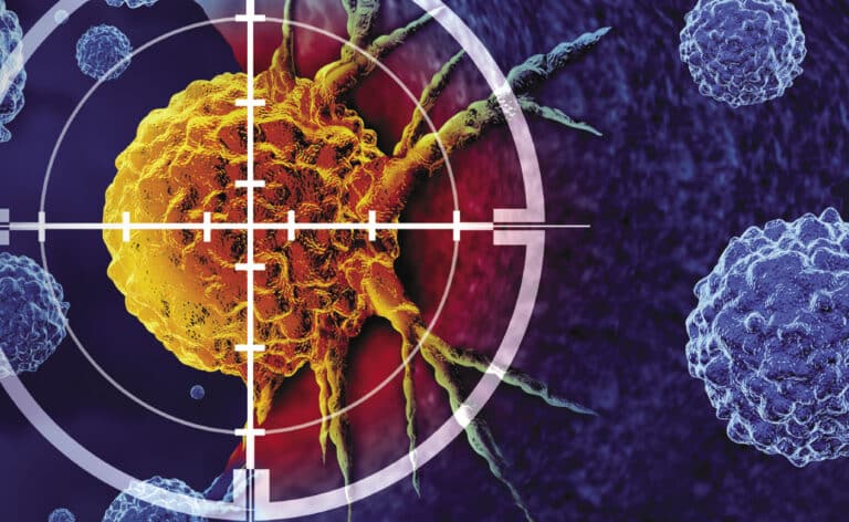 Targeting a cancer cell representing new treatments in chemotherapy