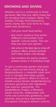 Greater Chicago Food Depository sidebar