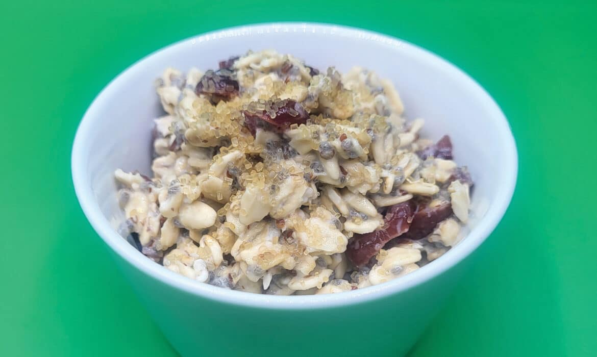Cranberry overnight oatmeal