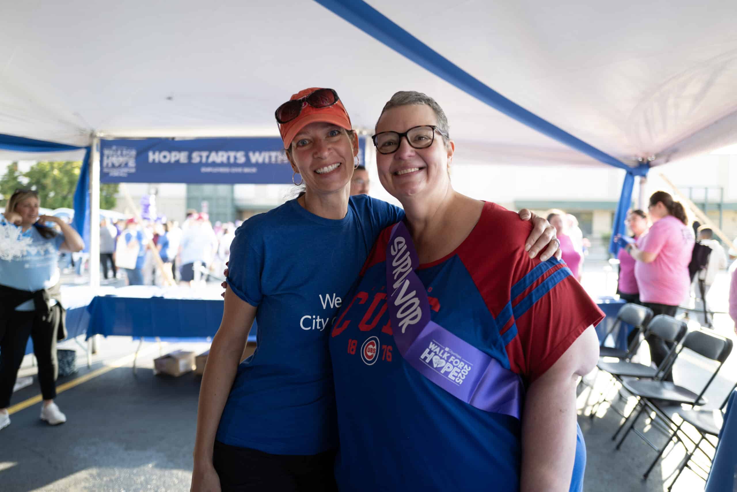 Participants of the City of Hope's Walk for Hope fundraiser